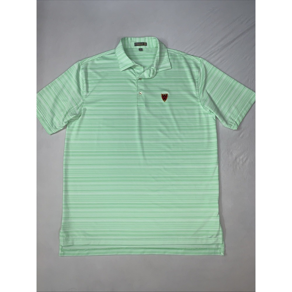 Peter Millar Men's Summer Comfort Lg Polo Performance Stretch Wicking Golf EUC